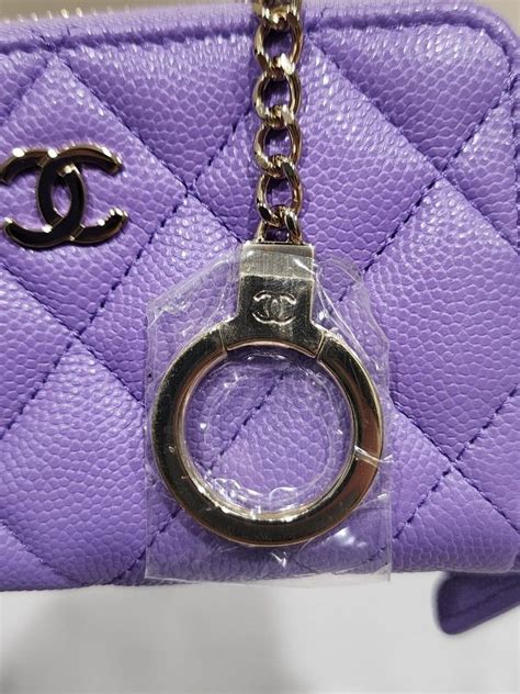 chanel keychain amazon|Chanel zipped key holder.